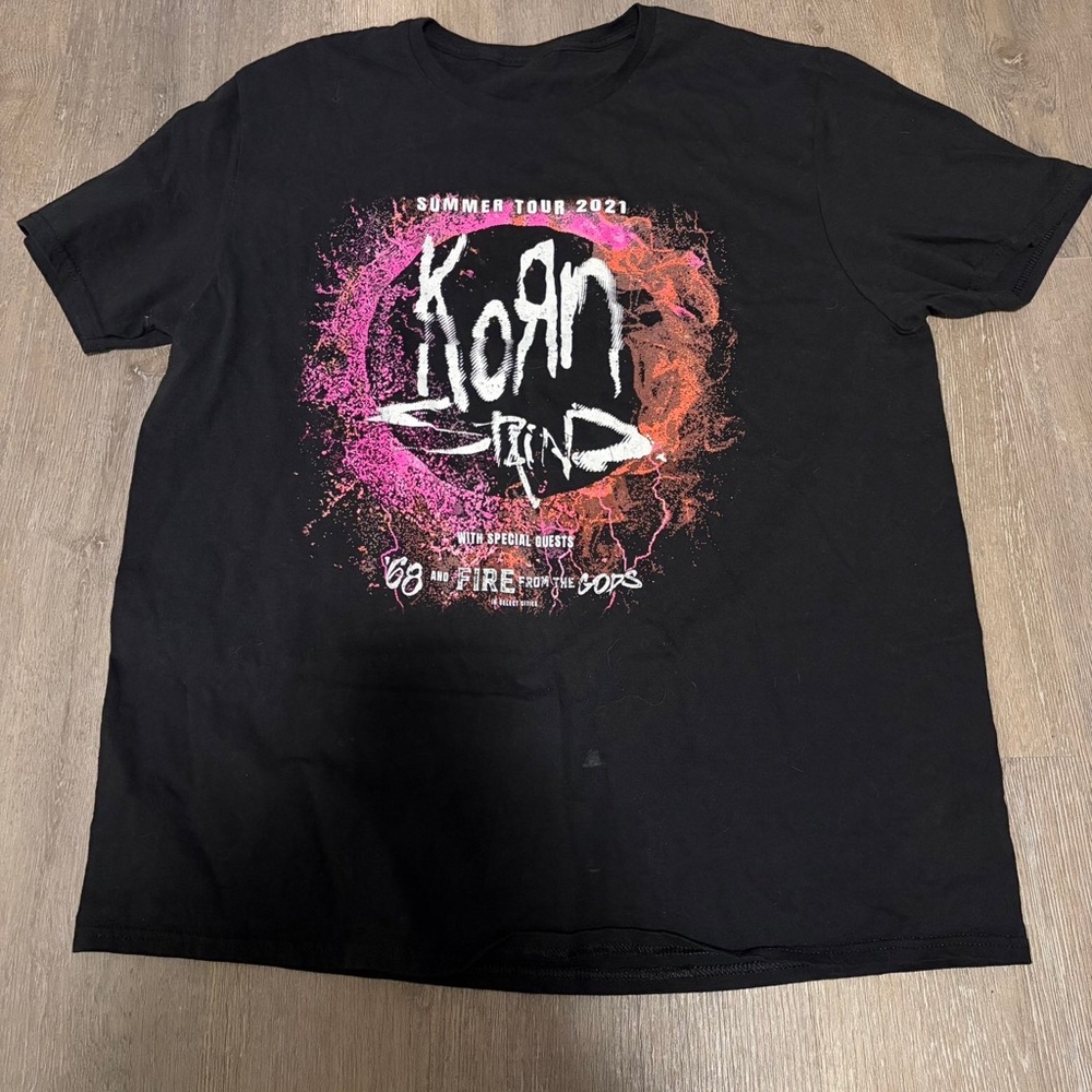 Black Korn Band T-Shirt